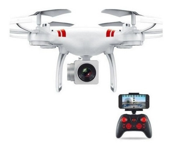 Câmera Drone 101 Branca Profissional 4k+2 Baterias