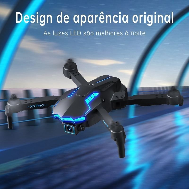 Mini Drones Profissionais Com Camera 4k +3 Baterias - Imagem 3