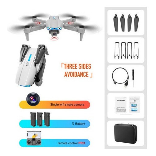 Mini Drone E99 K3 Barato Com Câmera Fullhd 3 Baterias - Imagem 2