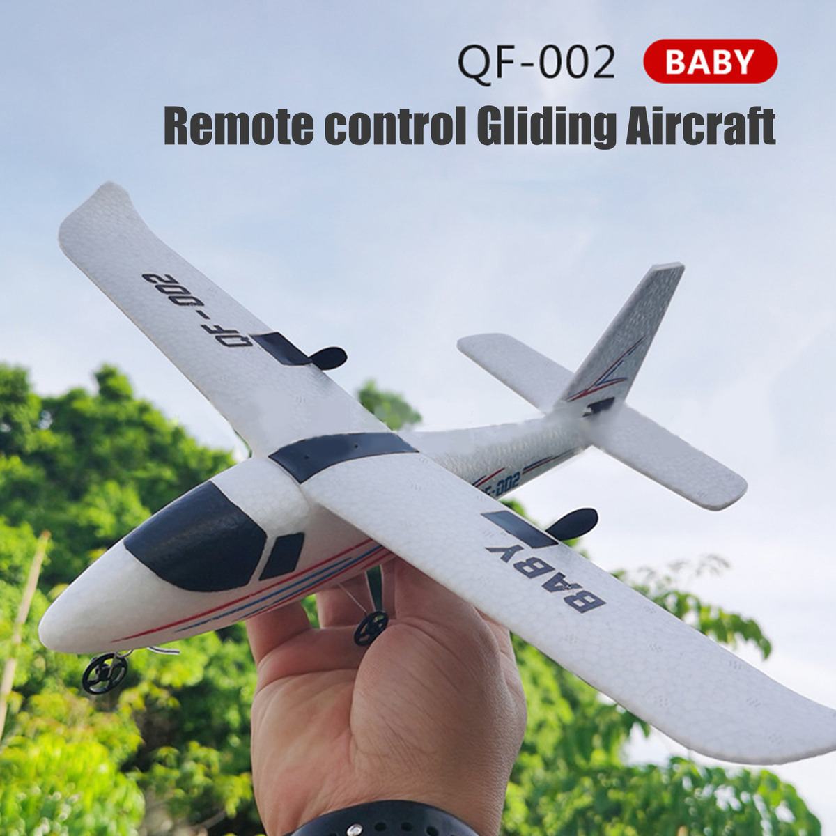 Aeronave Rc De 2,4 Ghz 2ch Epp Foam Fixed Wing Diy Electric - Imagem 3