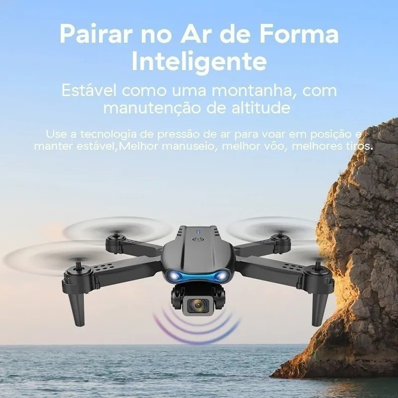 Drone 4k Câmera E99 Dupla Longa Duração Da Bateria - Imagem 3