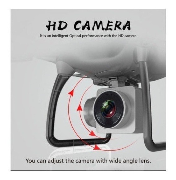 Câmera Drone 101 Branca Profissional 4k+2 Baterias - Imagem 2