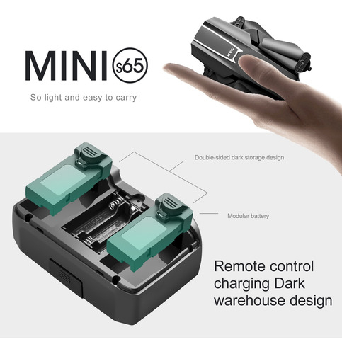 Principiante Mini Drone Profissional Barato Com Câmera Dupla - Imagem 4