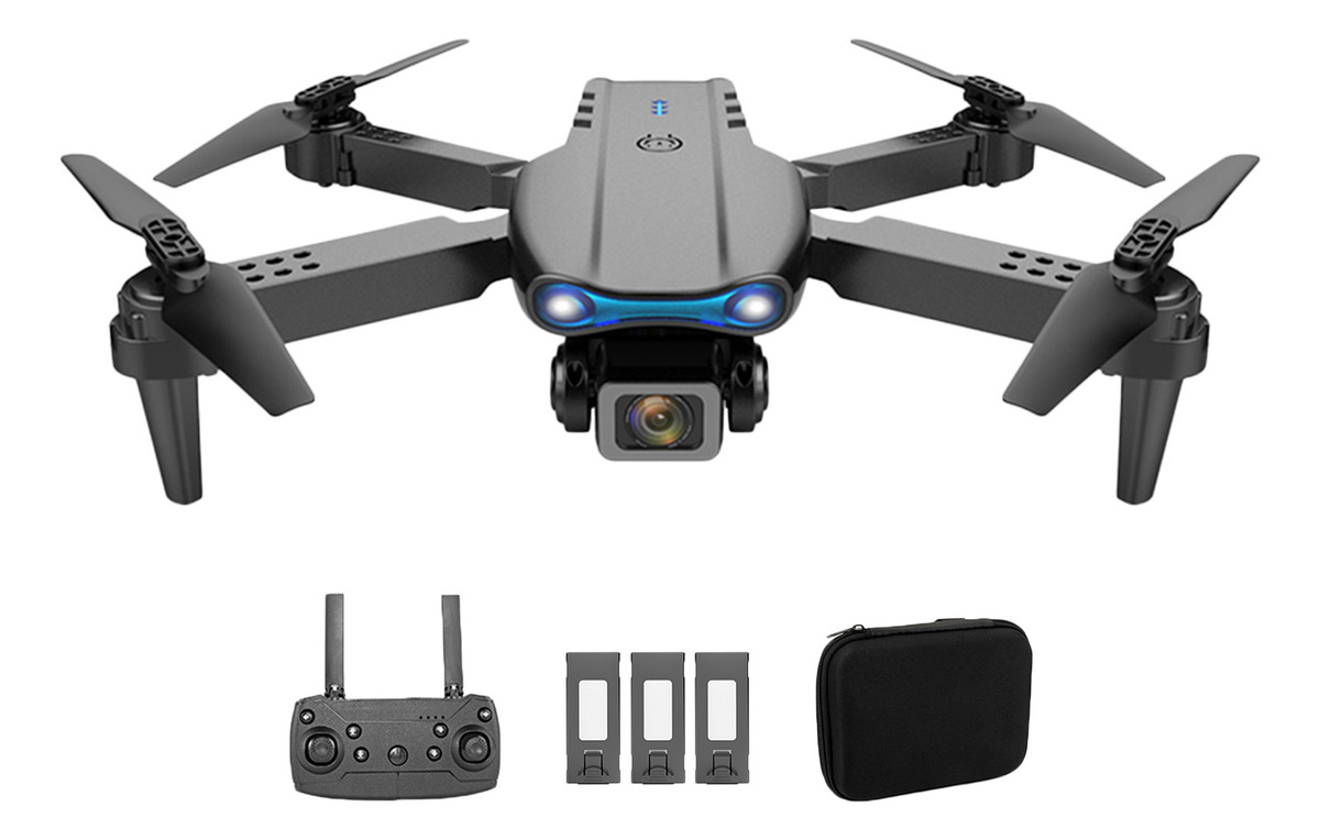 Câmera Wlr/c 4k Dual Hd Fpv 2,4 Ghz 4ch Rc Quadcopter Com 3