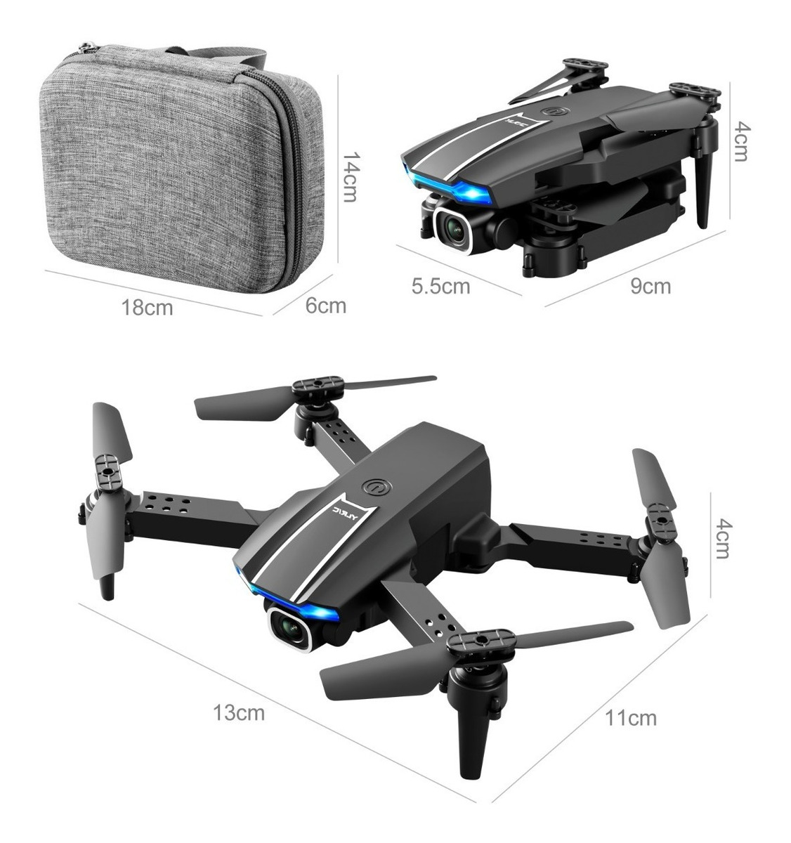 Mini Drone Profissional De Nível Básico Com Câmera 2 Bateria - Imagem 10