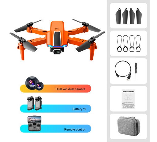S65 Professional Drone 4k Câmera Dupla+1 Baterias - Imagem 9