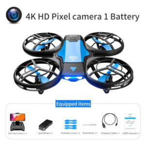 Drone Controle Remoto Com Detecção Gestos Com Câmera 4k Hd