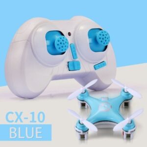 Mini Zangão Cx-10 4 Ch 2,4 Ghz 6-eixo Giroscópio Levou Rc Uf
