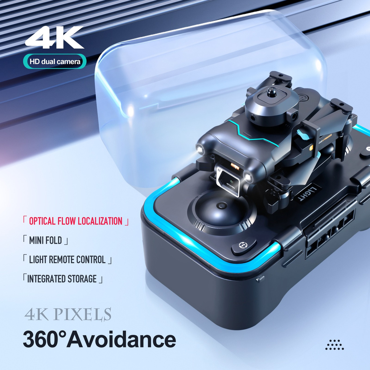 Mini Drones Profissionals Câmera Altura Fixa De Fluxo Óptico - Imagem 3