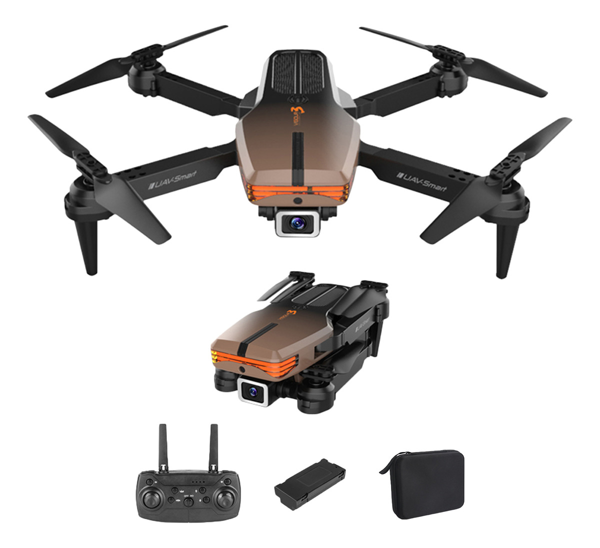 Câmera Única 4k Rc Drone 2,4 Ghz Led Quadcopter De 6 Eixos - Imagem 2