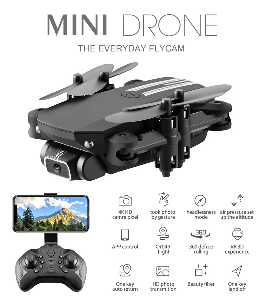Bolsa De Armazenamento Barata Para Mini Drone + 3 Baterias - Imagem 9