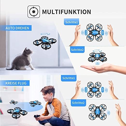 Mini Drone 4drc V8 Para Crianças Rc Quadcopter - Imagem 3