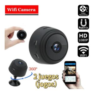2 Peças A9 Wifi Hd Camera Gravador De Voz Mini Câmera Sem Fi