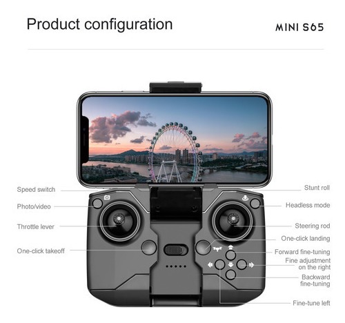 Principiante Mini Drone Profissional Barato Com Câmera Dupla - Imagem 11