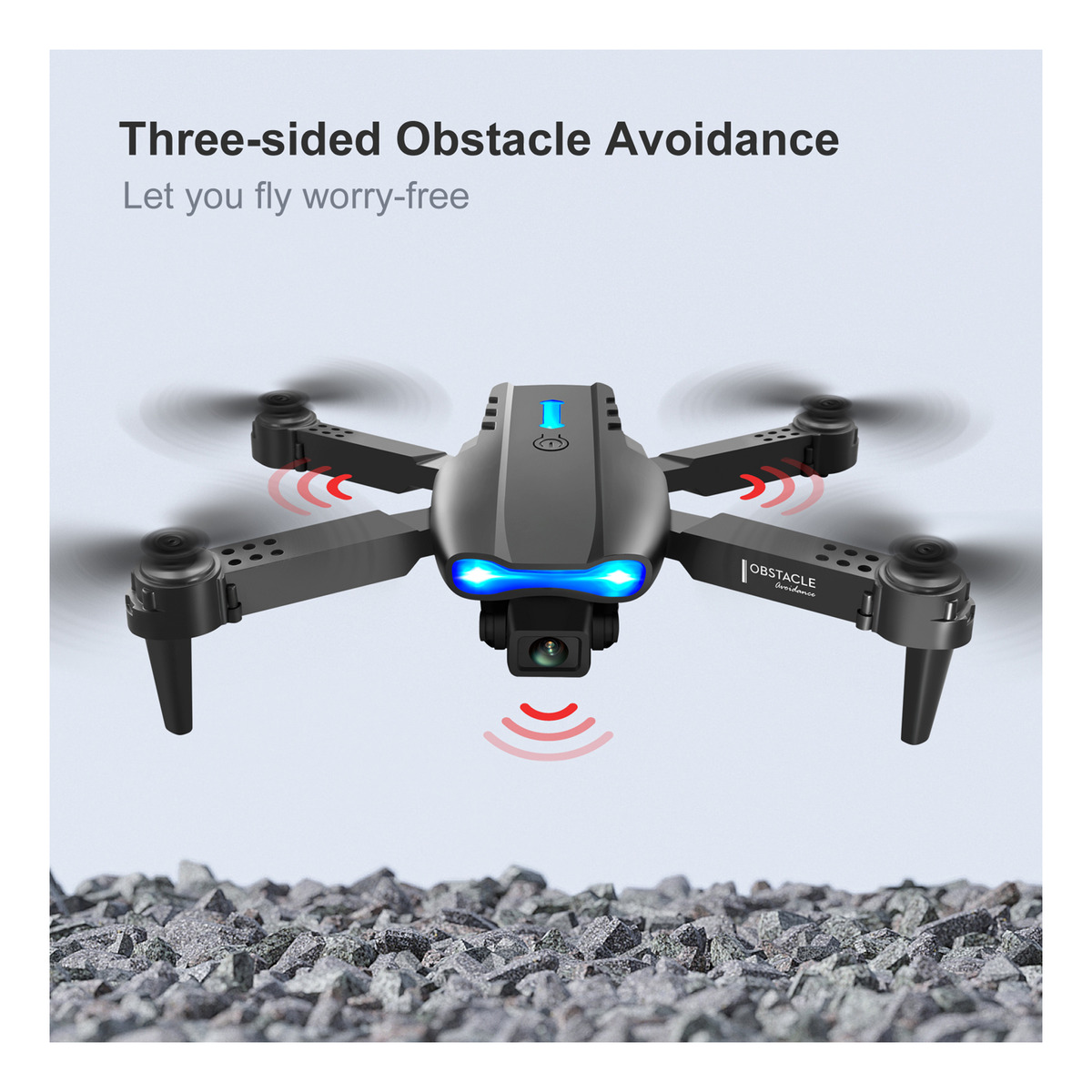 Drone Rc Com Câmera 4k Rc Quadcopter Obstacle Avitance - Imagem 5