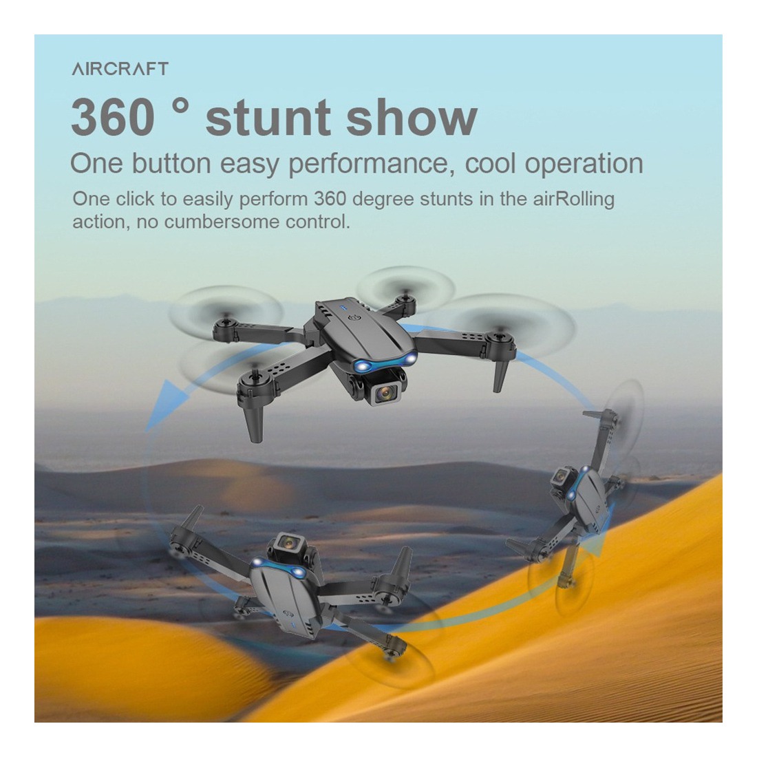 Lazhu Black Drone 4k Hd Câmera Dupla Gravação De Vídeo Mini - Imagem 8