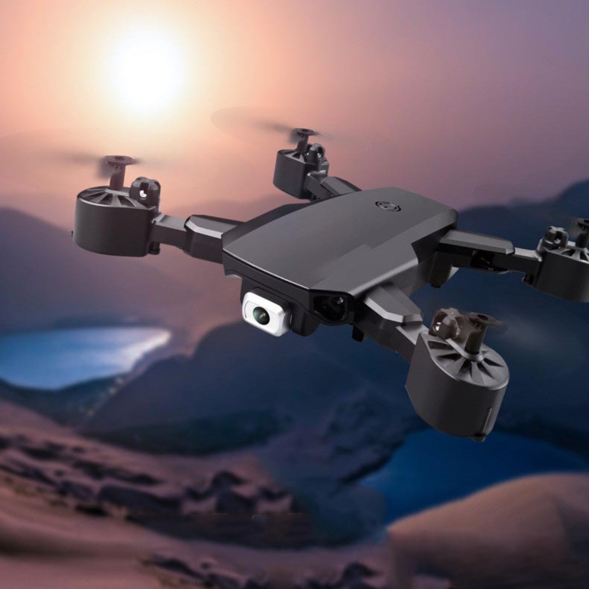 Câmera Dupla Profissional 1080p Mini Drone Barato - Imagem 2