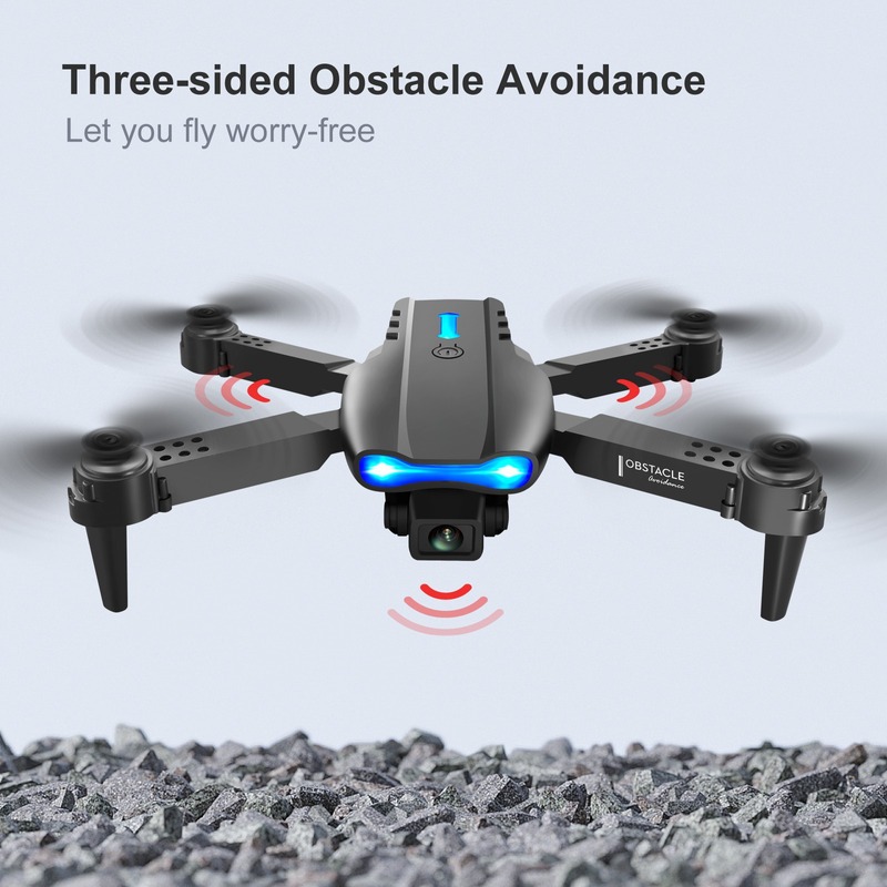 Mini Drone E99 K3 Barato Com Câmera Fullhd 3 Baterias - Imagem 12