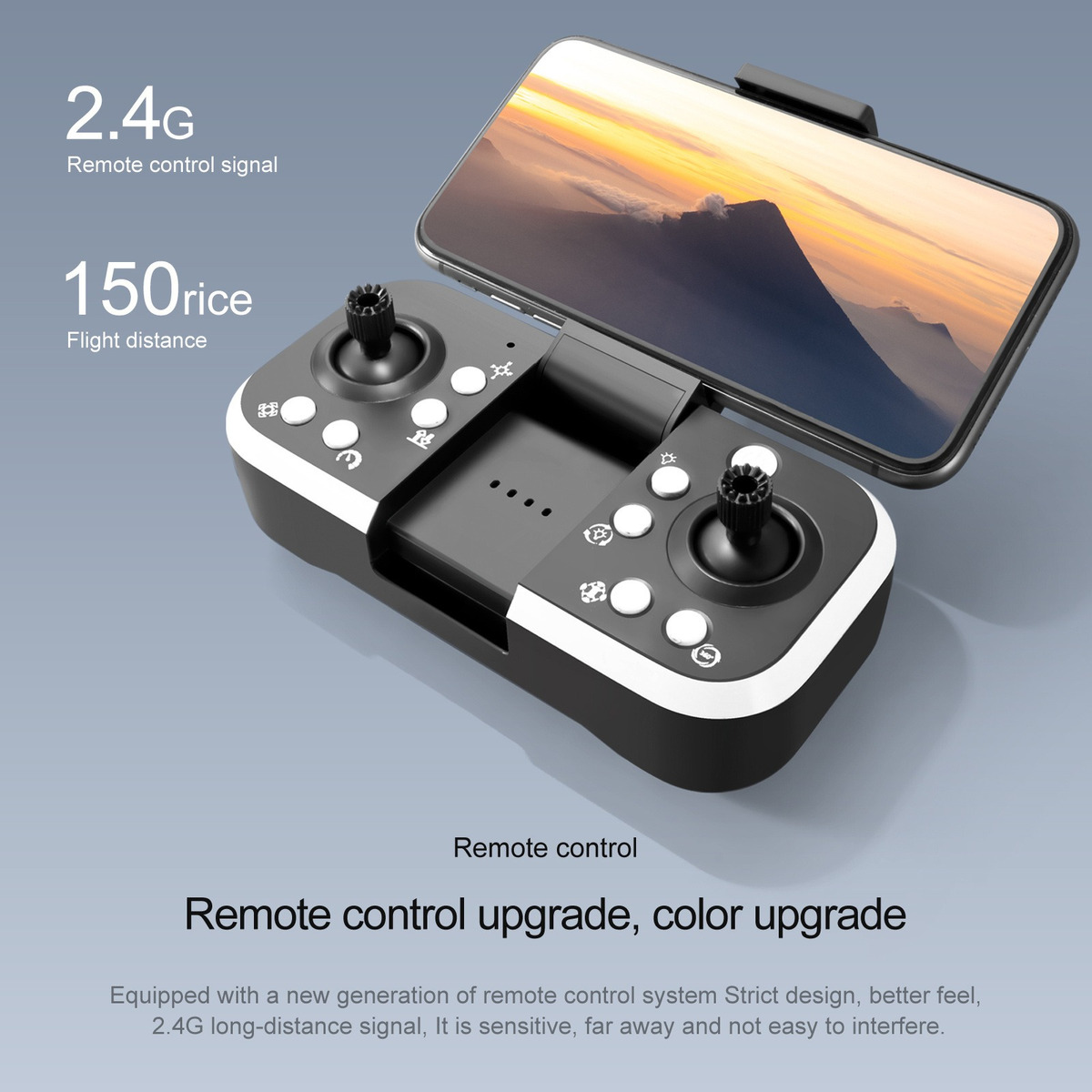 Mini Drones Com Câmera Hd Lâmina De Vento Brinquedo Leve - Imagem 15