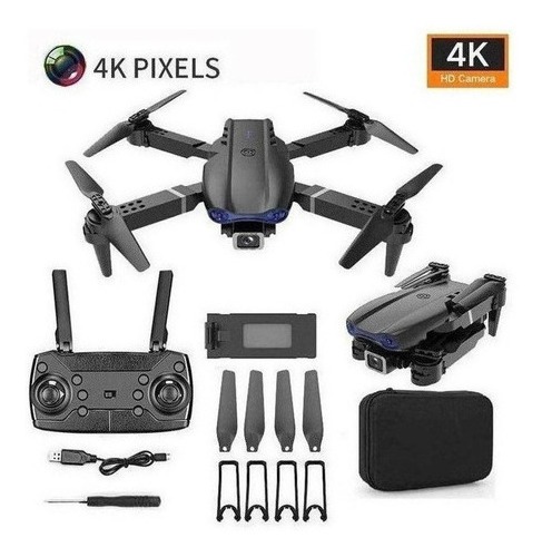 Câmera 4k Mini Drone E99 Pro Professional Com 2 Baterias - Imagem 10