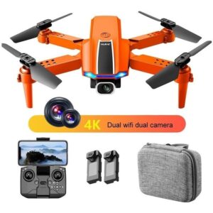 S89 Mini Drone Câmera Dupla 4k Hd Barato + 2 Baterias