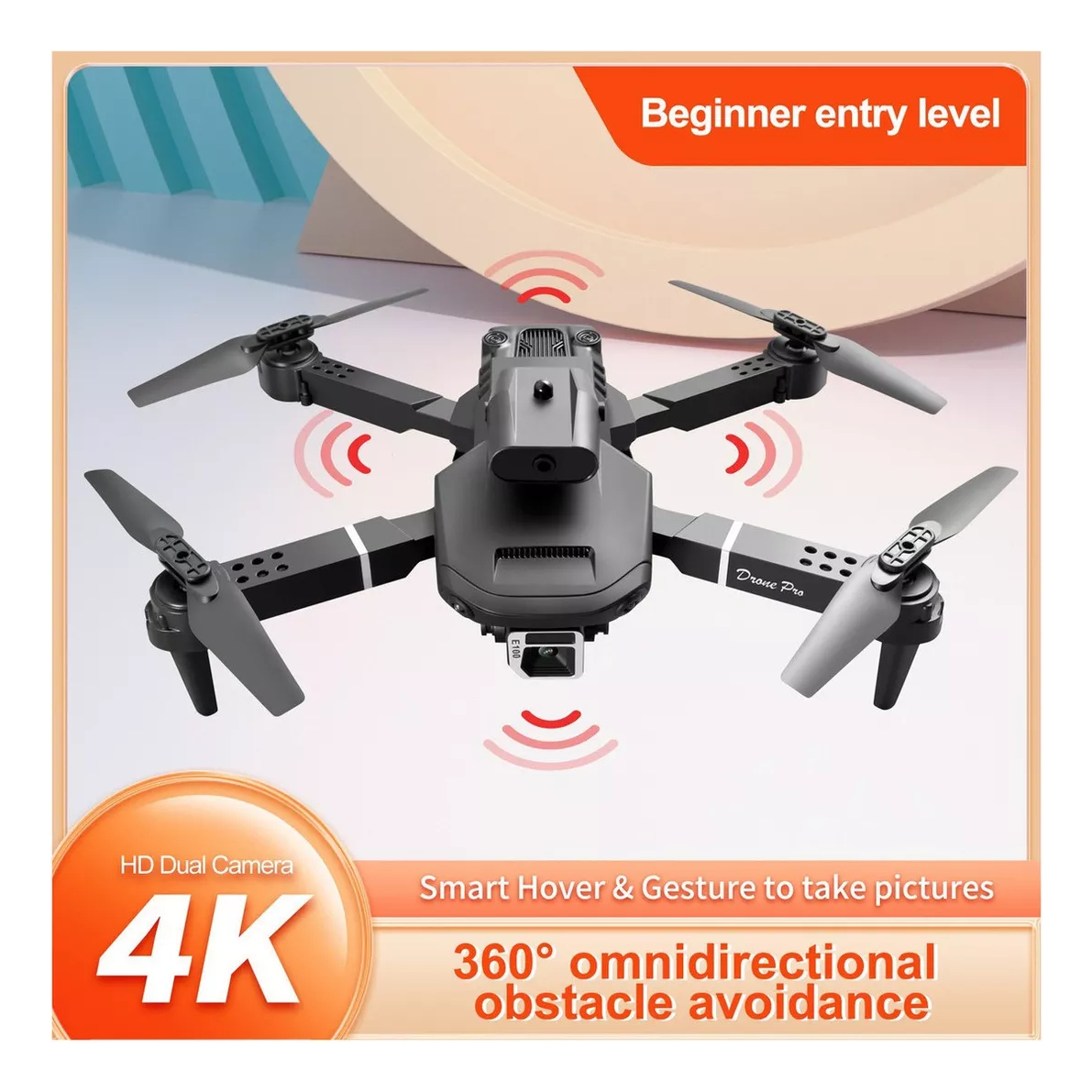 Drone Profissional Barato Câmera Evitação + 3 Baterias - Imagem 8