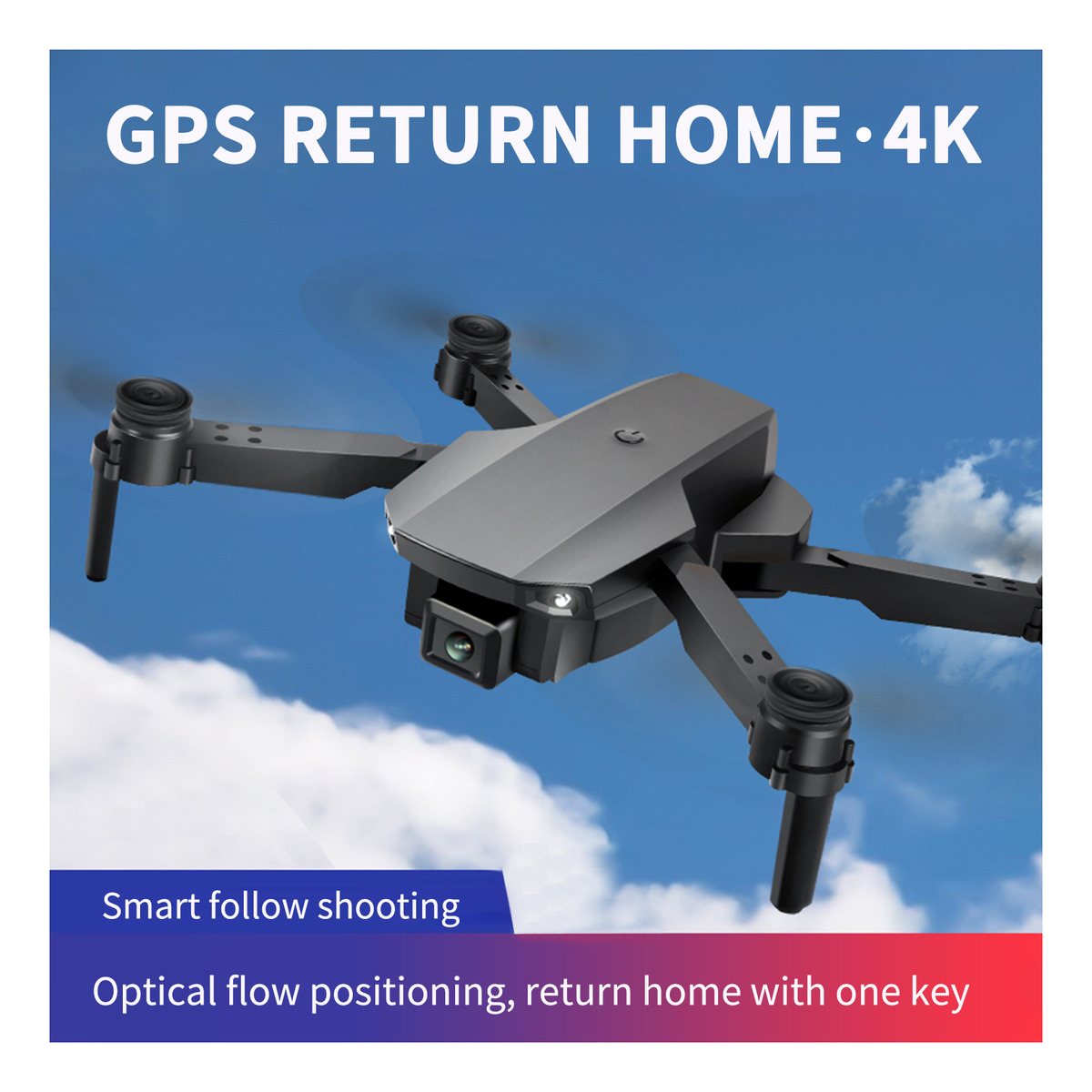 Sg107 Dobrável Mini Drone Com Câmera 4k Hd Indoor Rc - Imagem 3