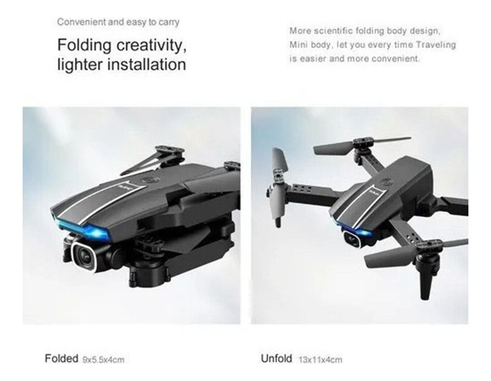 Drone Profissionl L900pro Com Dual Câmera 4k Preto 2 Bateria - Imagem 6