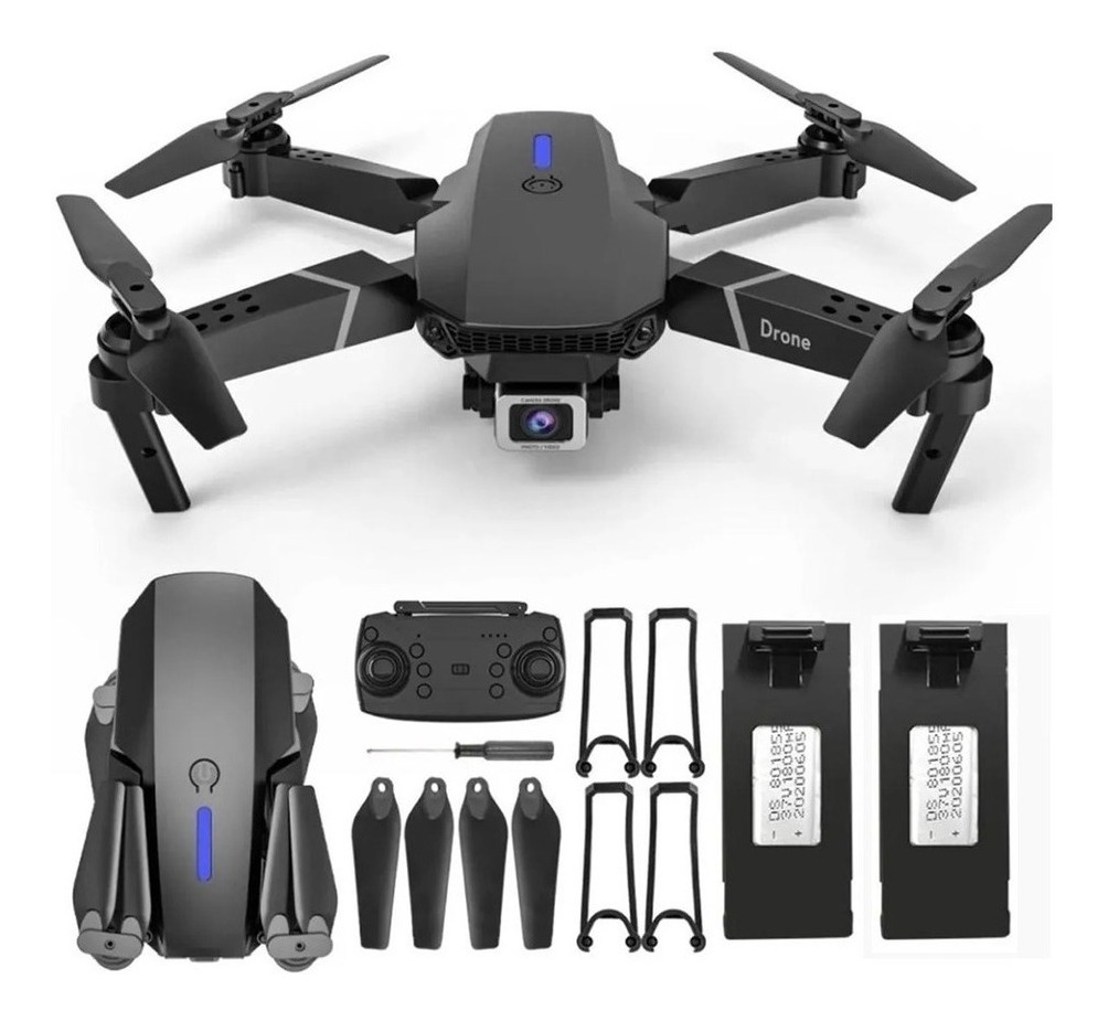 Mini Drone Fpv Profissionais Controle Remoto Com Camera Wifi