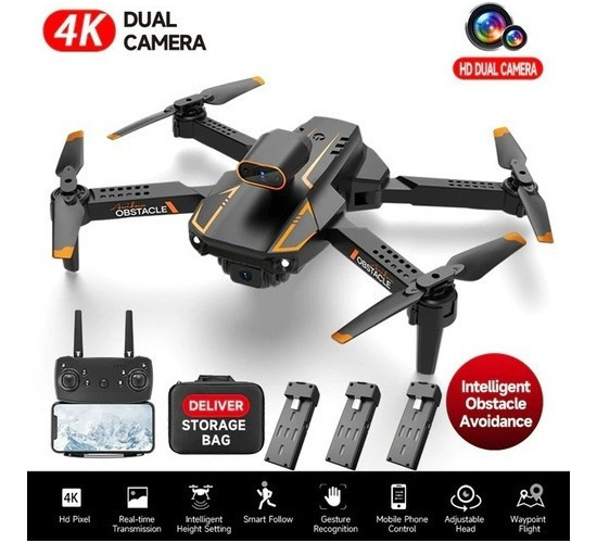 Câmera Dupla Drone 2.4ghz 4k De Longa Duração Com Bateria S9 - Imagem 11