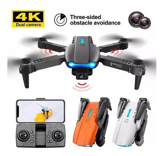 E99 Pro Drone 4k Câmera Dupla Edição Para Evitar Obstáculos - Imagem 2