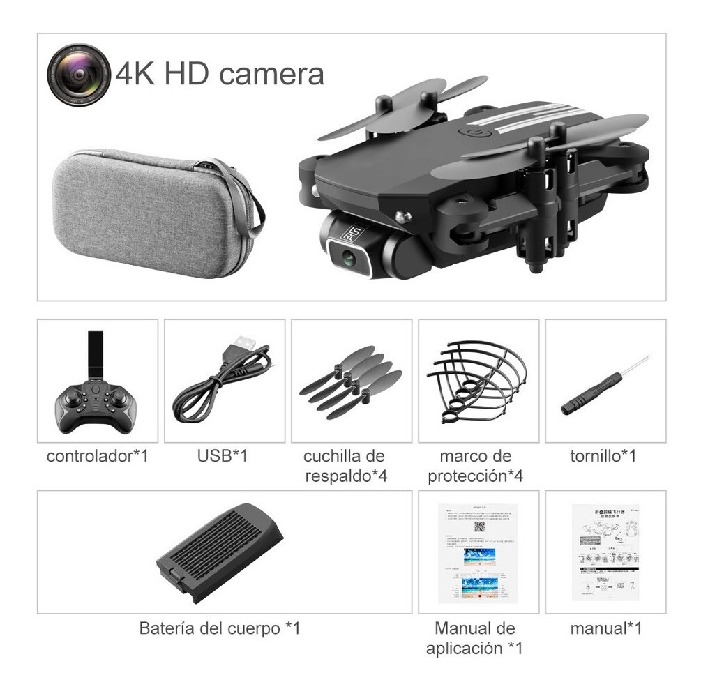 Mini Câmera De Drone Barata 4k Hd Mini Drone Kids - Imagem 8