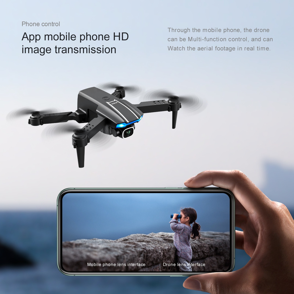 Mini Drone Barato Drones Profissionais Com Câmera Dupla - Imagem 6