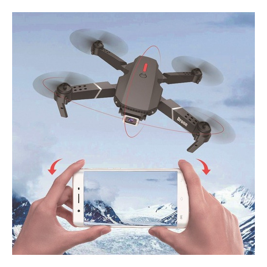 Mini Drone Câmera Grande Angular Wi-fi Barato + 2 Morcegos - Imagem 9