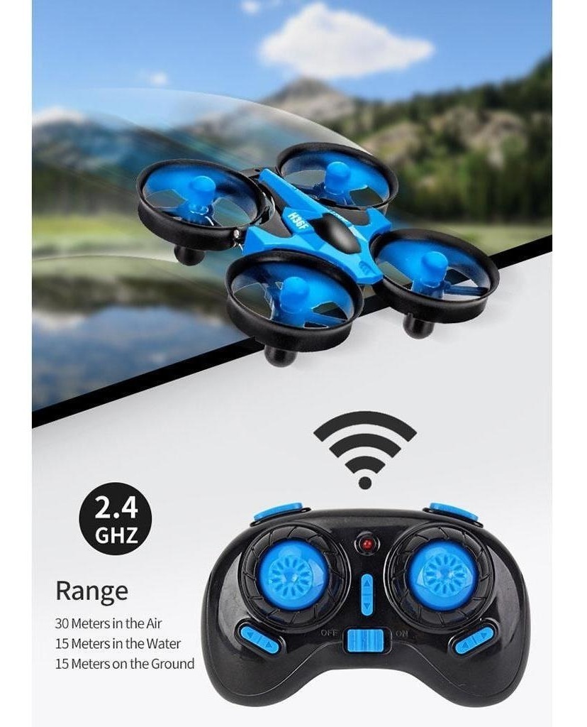 Carro Rc Barco Voador Água, Terra E Ar Brinquedo Três-em-um - Imagem 4