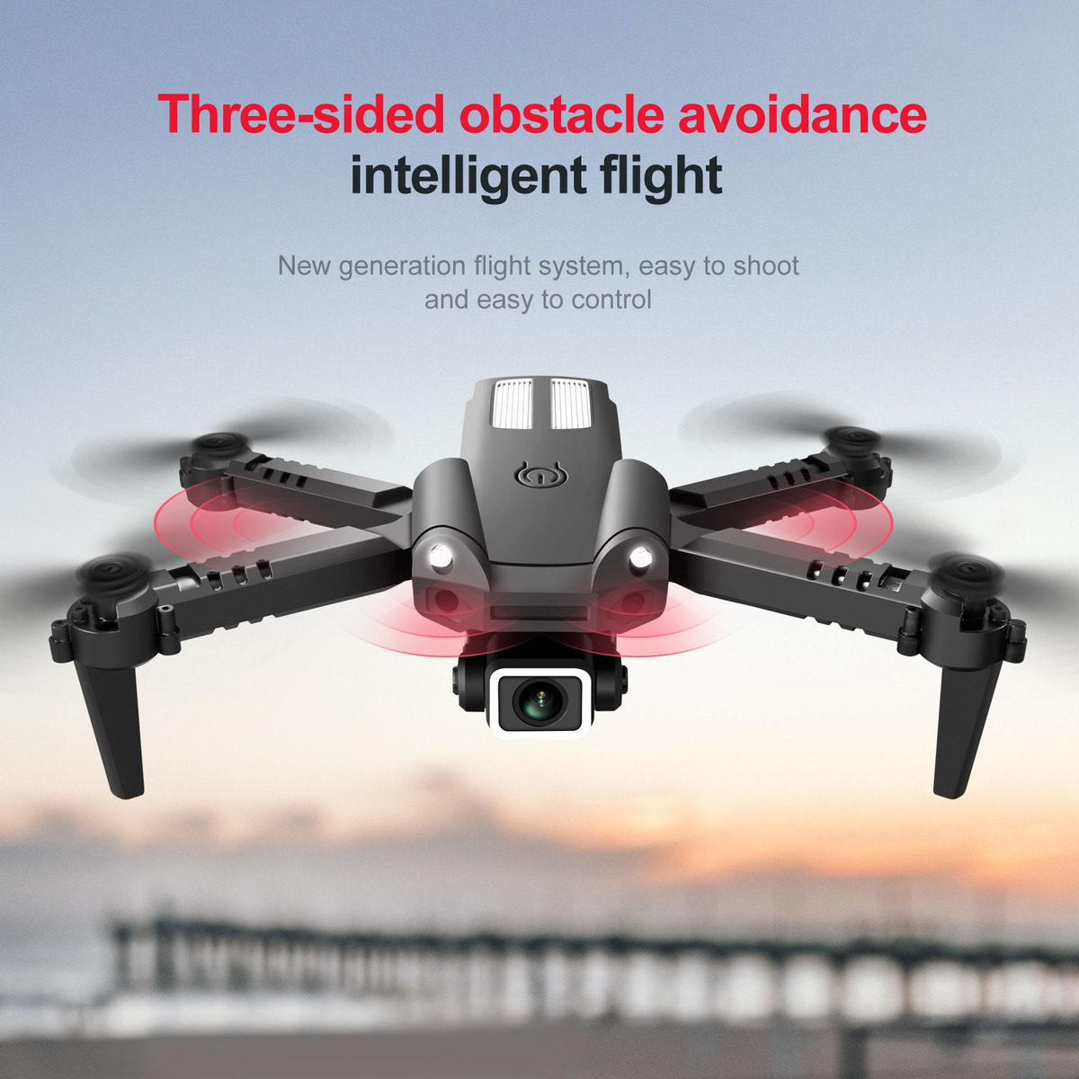Mini Drone Dobrável De Quatro Eixos S95 - Imagem 3