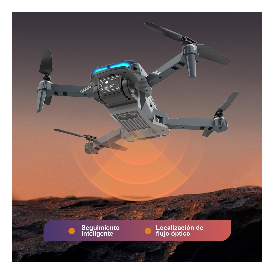 Drone Fp-xt9 Rtf Com Câmera Dupla Altitude Hold 2 Baterias - Imagem 17