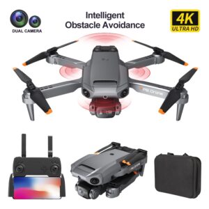 Drone Dobrável Profissional Novo Com Câmera 4k +2 Baterias