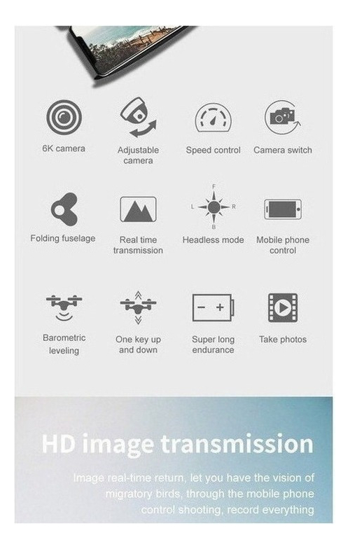 Câmera 4k Mini Drone E99 Pro Professional Com 2 Baterias - Imagem 4