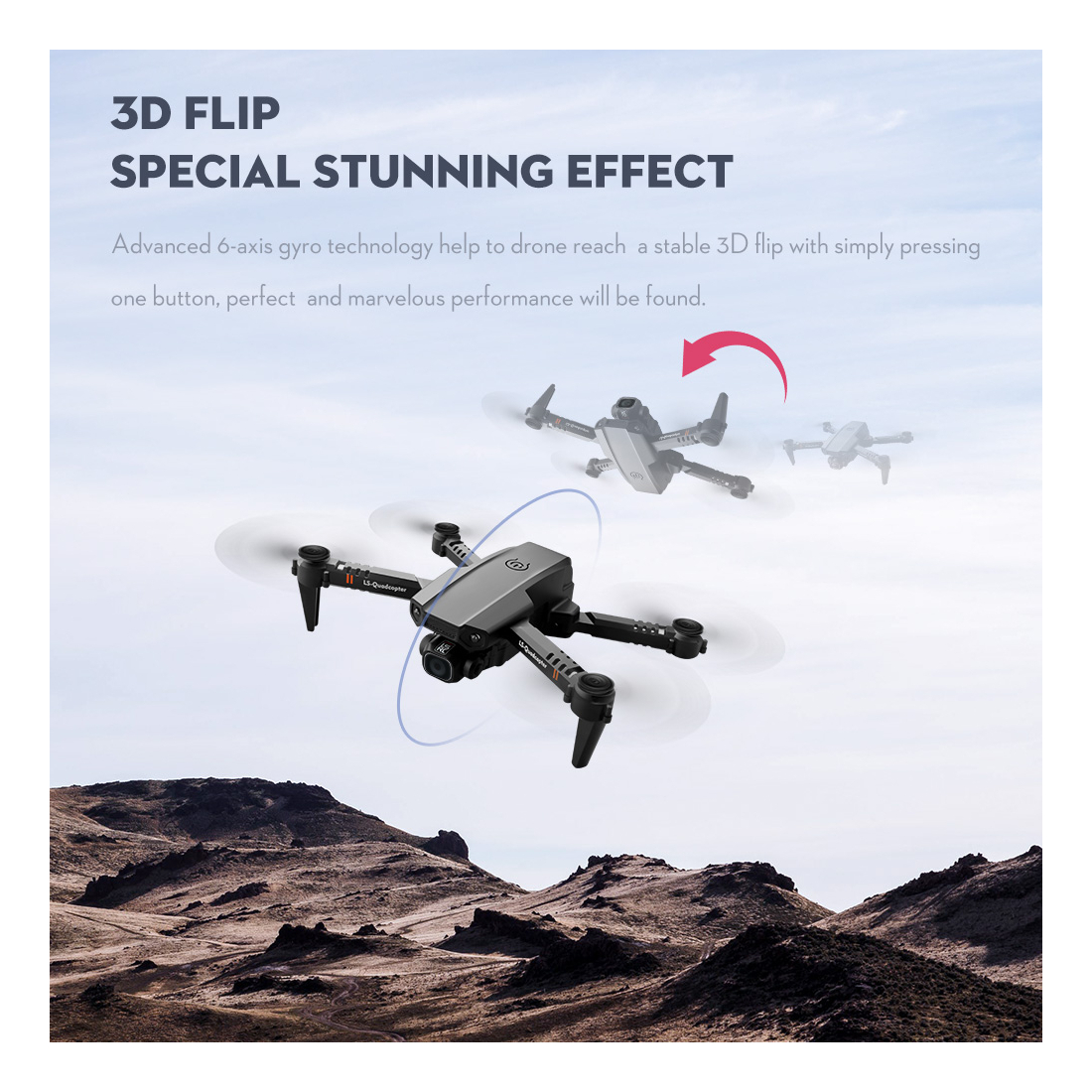 Mini Drone Cr Ls-xt6 6 Eixos 3d - Imagem 2