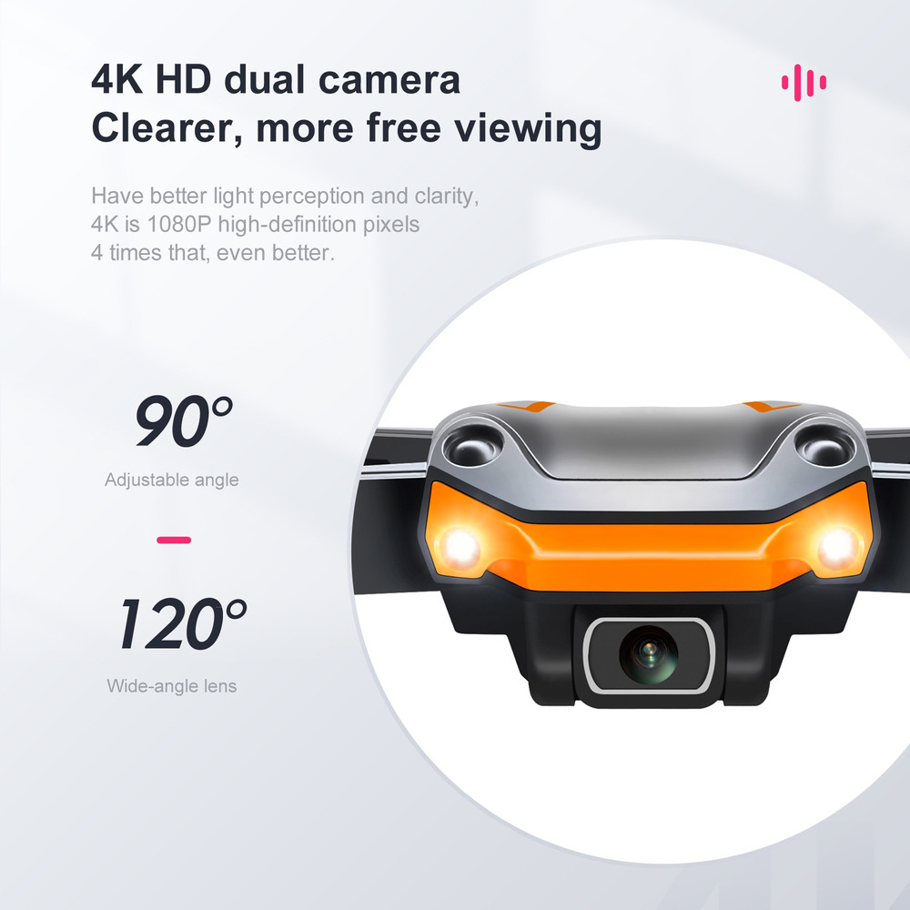 Drone Com 2 Câmeras Hd E 3 Sensores De Colisão Ky603 - Imagem 5