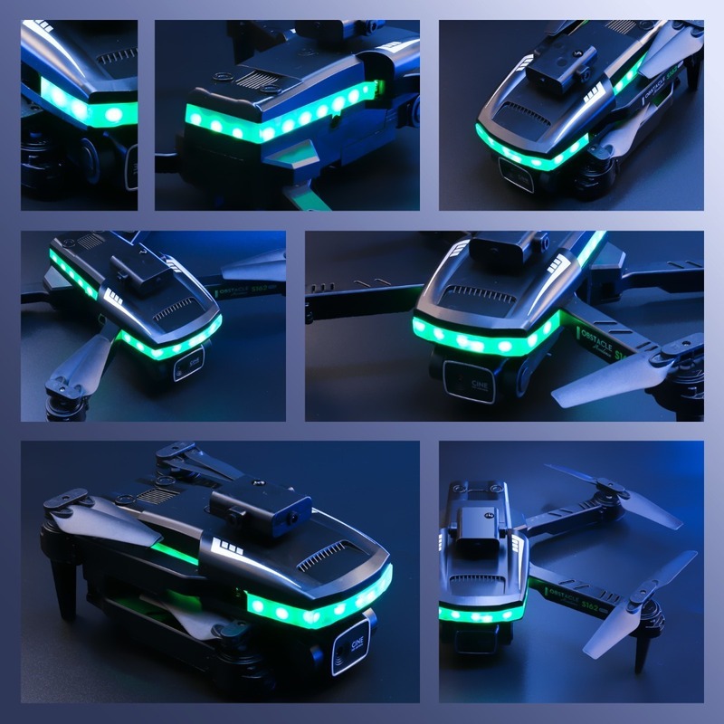 Mini Drone S162 Com Câmera 4k, Laser E Faixa De Luz Led - Imagem 2