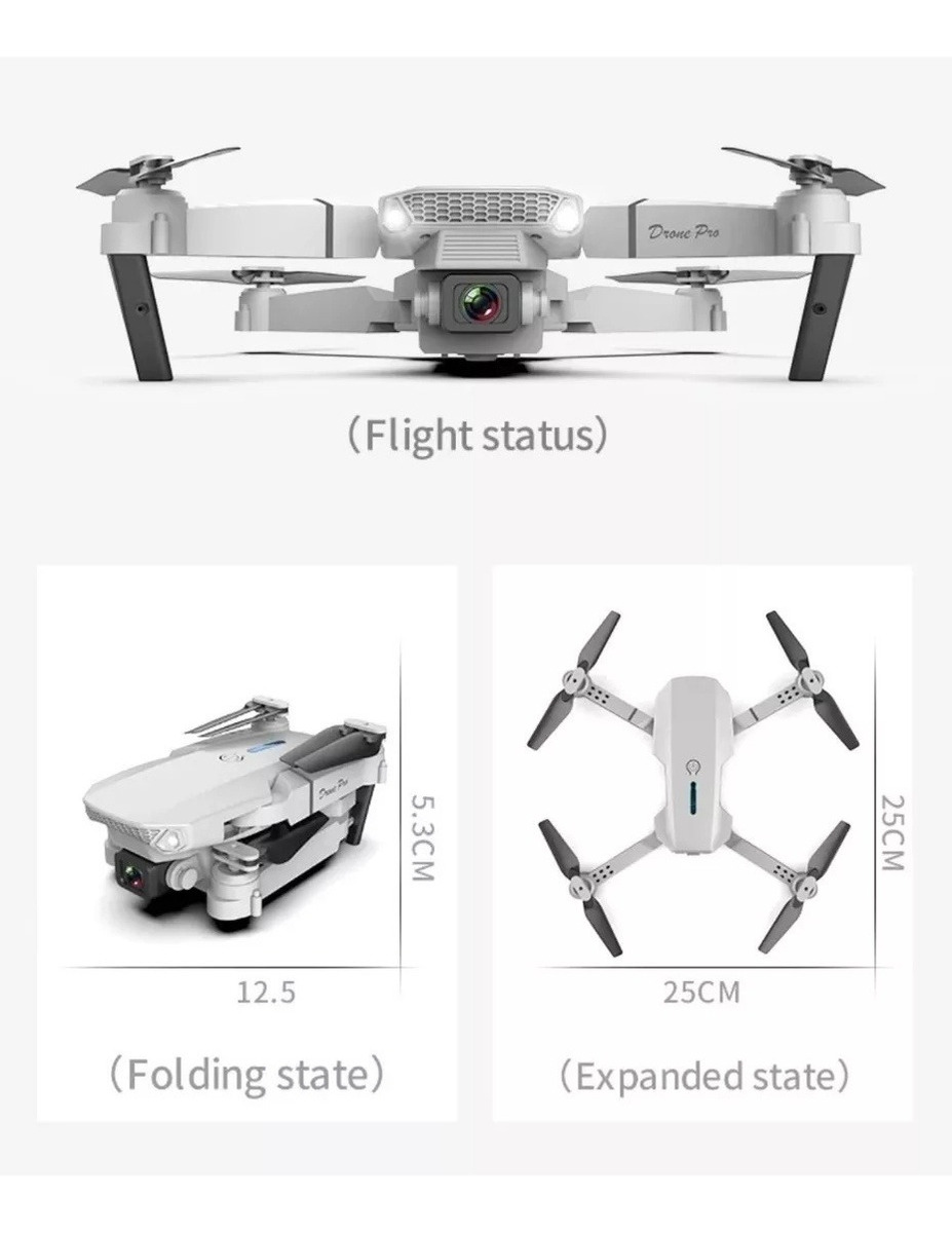 Drone E88 Câmera Uhd Profissional 2.4ghz Barata 2 Baterias - Imagem 4