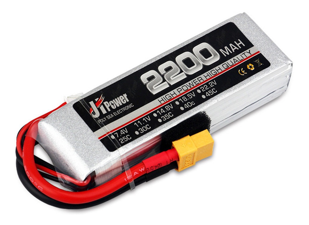 Bateria Hm Jhpower 11.1v 2200mah 3s-45c Plug Xt60 Para Rc - Imagem 6
