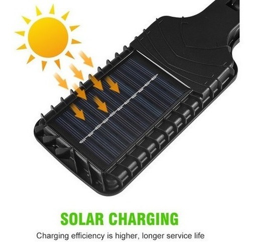 2pcs Luz De Rua Holofotes Solares Ao Ar Livre 200 Watts De L - Imagem 7