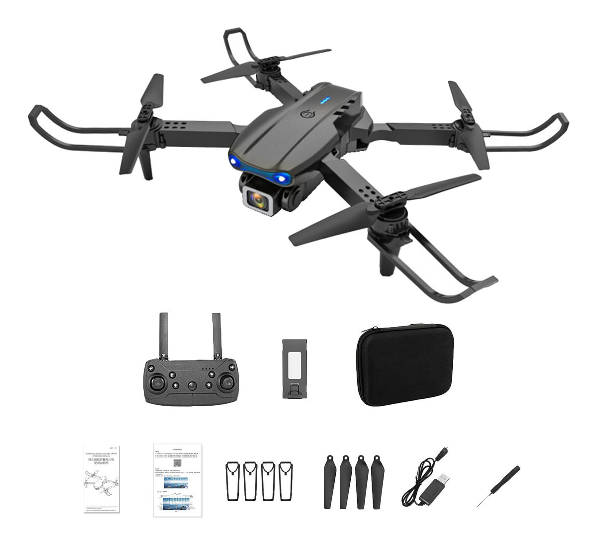 Câmera Única Wlr/c 4k Fpv 2,4 Ghz 4ch Rc Quadcopter Com - Imagem 8
