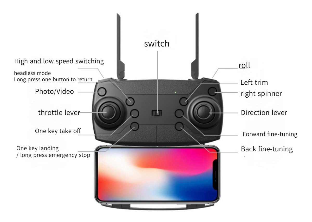 Drone Câmera Dupla 4k Hd Wifi Fpv Professional - Imagem 9