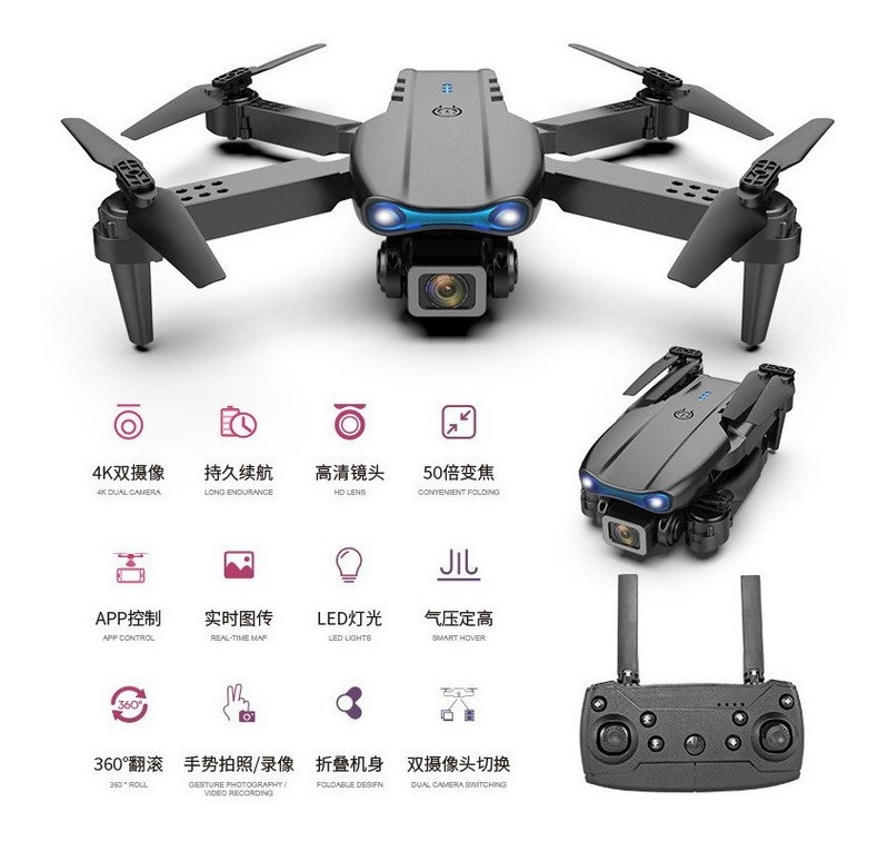Drone Com Câmera Dupla 4k De Profissional De Alta Definição - Imagem 6