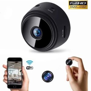 Mini Câmeras De Segurança Wifi 1080p Hd Sem Fio Espia