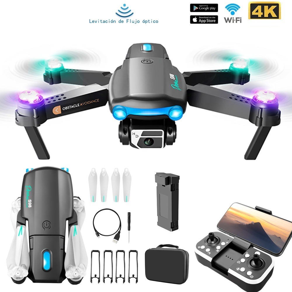 Drone Com Câmera De Quatro Eixos Dobrável S89 4k